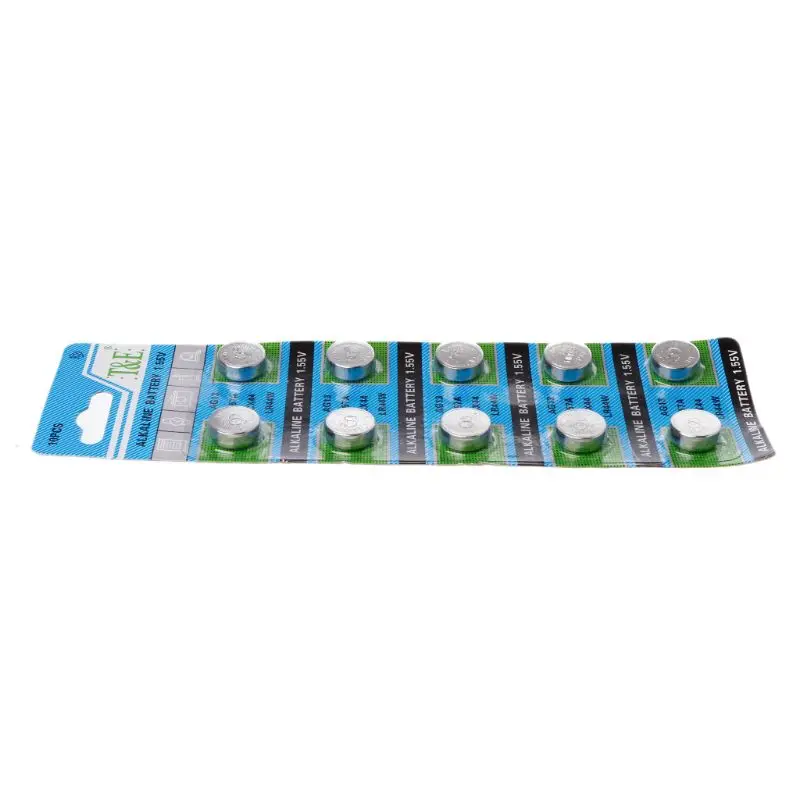 10PCS Alkaline Battery AG13 1.5V LR44 386 Button Coin Cell Watch Toys Batteries Control Remote SR43 186 SR1142 LR1142
10PCS Alkaline Battery AG13 1.5V LR44 386 Button Coin Cell Watch Toys Batteries Control Remote SR43 186 SR1142 LR1142