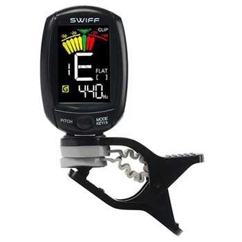 SWIFF A3-CS Guitar Clip-on Tuner LCD Display Acoustic Guitar Tuner Supports Vibration & Microphone Tuning Guitar Accessories 
SWIFF A3-CS Guitar Clip-on Tuner LCD Display Acoustic Guitar Tuner Supports Vibration & Microphone Tuning Guitar Accessories