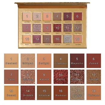 18 Colors Radiant Glitter Eye Shadow Long-lasting Waterproof Smudge-proof Easy To Color Eyeshadow Powder Cosmetic 
18 Colors Radiant Glitter Eye Shadow Long-lasting Waterproof Smudge-proof Easy To Color Eyeshadow Powder Cosmetic