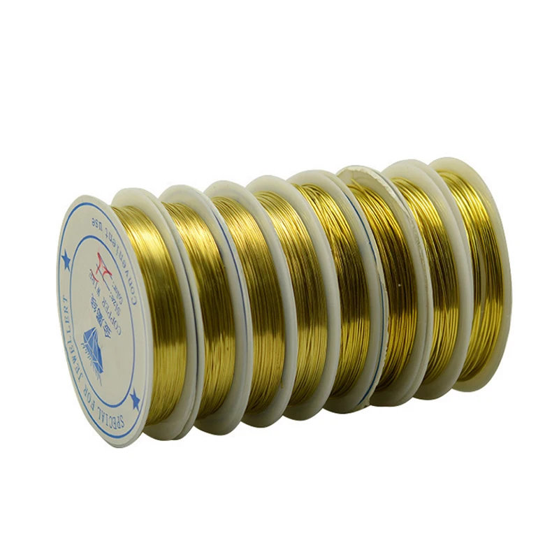 Copper Wire Beading Wire Line 0.25/0.3/0.4/0.5/0.6/0.7/0.8/1.0mm Silver Gold color Wire Cord String for DIY Jewelry Accessories
Copper Wire Beading Wire Line 0.25/0.3/0.4/0.5/0.6/0.7/0.8/1.0mm Silver Gold color Wire Cord String for DIY Jewelry Accessories