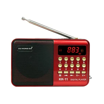 Radio Wireless Speakers Portable FM Radio Music Player Digital Mini Radio Multifunctional FM Sound Recorder Insert Card RADk11
Radio Wireless Speakers Portable FM Radio Music Player Digital Mini Radio Multifunctional FM Sound Recorder Insert Card RADk11