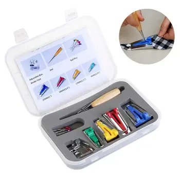 Sewing Machine Tools sets DIY Patchwork Quilting Tool Binding Sew Multifunction Sewing Bias Tape Maker Set
Sewing Machine Tools sets DIY Patchwork Quilting Tool Binding Sew Multifunction Sewing Bias Tape Maker Set