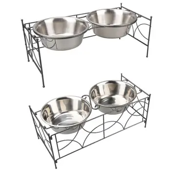 Stainless Steel Food Water Feeder Feeding Bowl with Stand for Medium Large Pet Dogs
Stainless Steel Food Water Feeder Feeding Bowl with Stand for Medium Large Pet Dogs