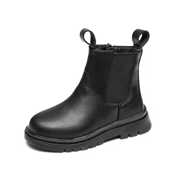 Children Boots Fashion Kids Ankle Boots For Medium Big Girls British Style Zipper Martin Boots Black Thin 2020 Autumn Winter New 
Children Boots Fashion Kids Ankle Boots For Medium Big Girls British Style Zipper Martin Boots Black Thin 2020 Autumn Winter New