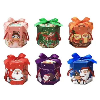 6pcs Christmas Gift Boxes Hexagon Paper Box Candy Box Gift Container Random Style Party Gift Boxes Kids Gift
6pcs Christmas Gift Boxes Hexagon Paper Box Candy Box Gift Container Random Style Party Gift Boxes Kids Gift
