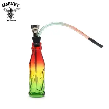 HORNET Glass Smoking Pipes Bottle Smoking Water Pipe Reggae Color Jamaica Pipe For smkoe Herb Hookah Shisha Smoking Tobacco pipa
HORNET Glass Smoking Pipes Bottle Smoking Water Pipe Reggae Color Jamaica Pipe For smkoe Herb Hookah Shisha Smoking Tobacco pipa