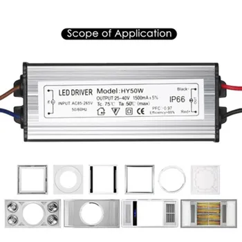 50W Constant Current Driver Power Supply Adapter Transformer Switch for LED Exihibition Lamp Chip Light IP66 Water Resistant
50W Constant Current Driver Power Supply Adapter Transformer Switch for LED Exihibition Lamp Chip Light IP66 Water Resistant