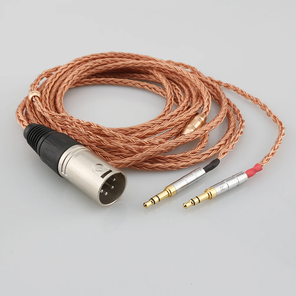 HiFi XLR Balanced 16 cores 99% Pure 7N OCC Copper Headphone Cable for Hifiman Sundara Ananda HE1000se HE6se he400i he400se Arya HiFi XLR Balanced 16 cores 99% Pure 7N OCC Copper Headphone Cable for Hifiman Sundara Ananda HE1000se HE6se he400i he400se Arya