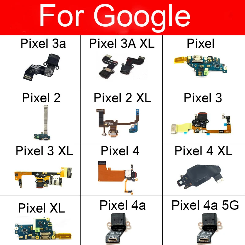 USB-порт для зарядки гибкий Google Pixel 2 2XL 3 3XL 3A 4 4XL 4A 5G XL порт зарядного устройства