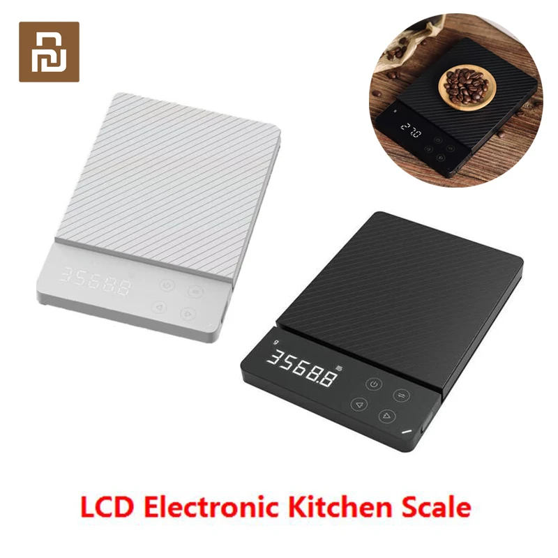 ATuMan DUKA ES1 0-3KG/8KG Household LCD Digital Electronic Scale Multi-function HD Backlit Food Scales | Электроника