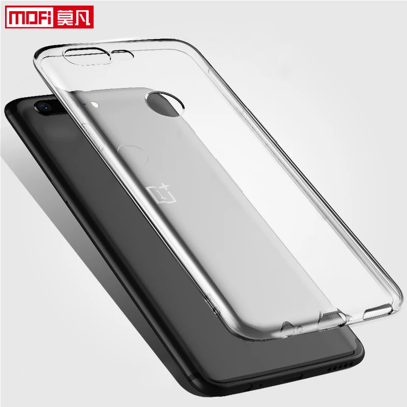 

clear case for oneplus 5t case OnePlus tpu A5010 cover soft silicon ultra thin funda Mofi Transparent Back Coque OnePlus 5T Case