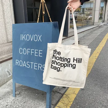 Women Canvas Shopping Bag Notting Hill Books Bag Female Cotton Cloth Shoulder Bag Eco Handbag Tote Reusable Grocery Shopper Bags
Women Canvas Shopping Bag Notting Hill Books Bag Female Cotton Cloth Shoulder Bag Eco Handbag Tote Reusable Grocery Shopper Bags