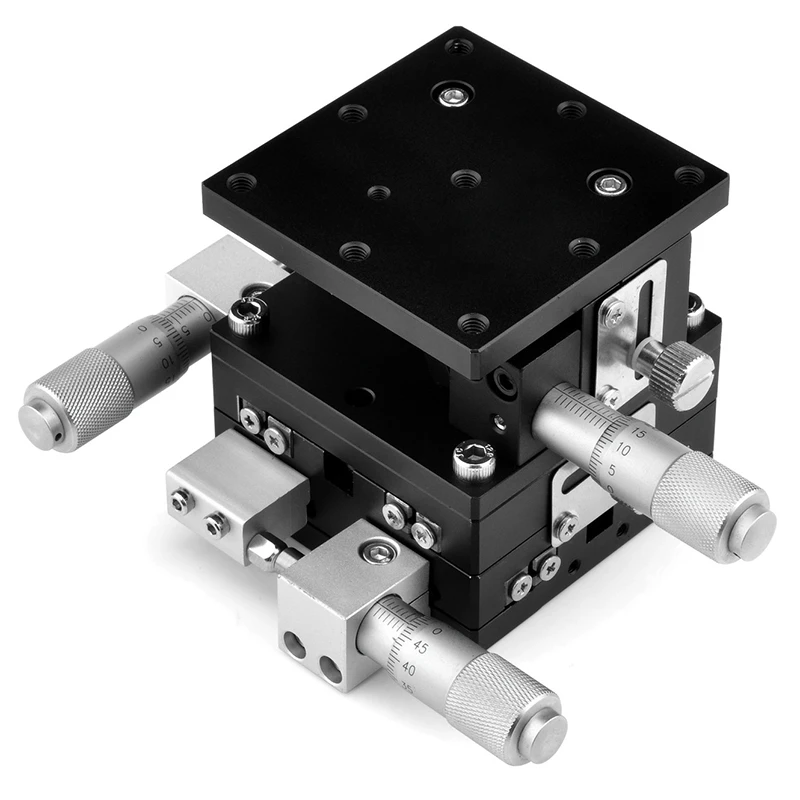 XYZ 3 Axis LD60-LM Linear Stage Trimming Platform Bearing Tuning Sliding Table 60X60mm
XYZ 3 Axis LD60-LM Linear Stage Trimming Platform Bearing Tuning Sliding Table 60X60mm