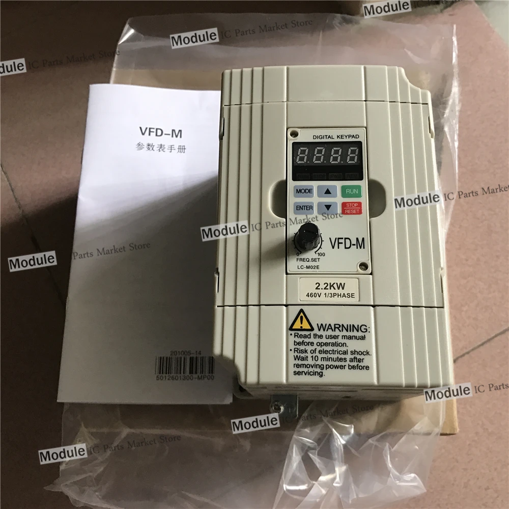 NEW-2-2-KW-VFD022M43B-3-Phase-380V-to-460V-Rated-5-A-2200-W