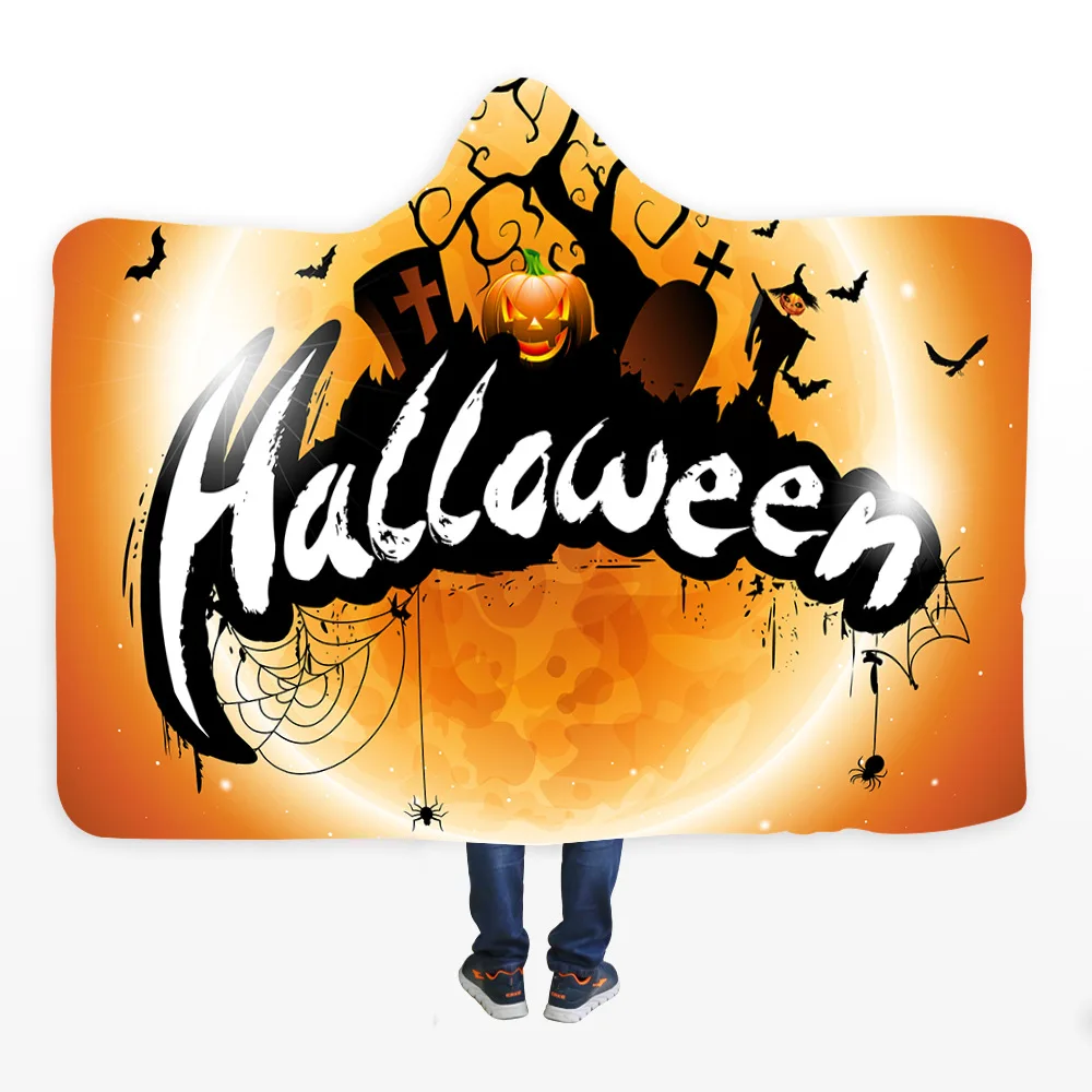 2019 Halloween Hooded Blanket Cloak Digital Print Shawl Cape 
2019 Halloween Hooded Blanket Cloak Digital Print Shawl Cape