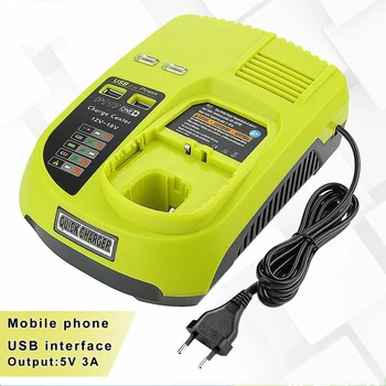 EU Plug 12V-18V Universal Battery Charger Reliable Protection ADC Conversion P117 Charger For Ryobi Lithium NiCD NiMH Battery
EU Plug 12V-18V Universal Battery Charger Reliable Protection ADC Conversion P117 Charger For Ryobi Lithium NiCD NiMH Battery