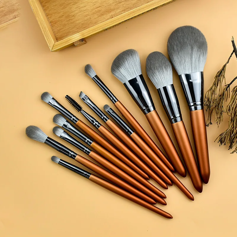 New 12Pcs Makeup Brushes Tool Set Cosmetic Powder Eye Shadow Foundation Brush Beginners Blending Make Up Brush
New 12Pcs Makeup Brushes Tool Set Cosmetic Powder Eye Shadow Foundation Brush Beginners Blending Make Up Brush