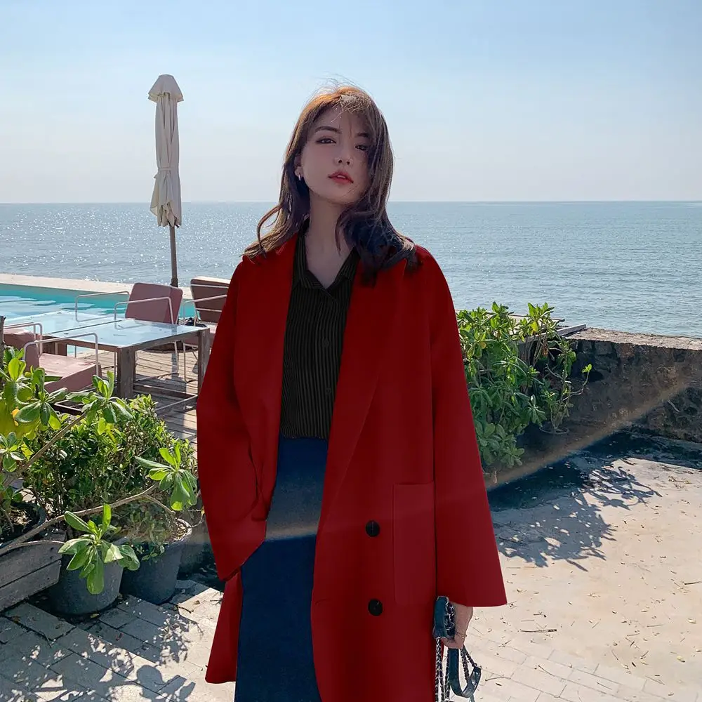 Photo Shoot Oversize Mid-length Loose-Fit Suit 2020 Spring New Style WOMEN'S Dress Retro Laziness-Style Suit Jacket
Photo Shoot Oversize Mid-length Loose-Fit Suit 2020 Spring New Style WOMEN'S Dress Retro Laziness-Style Suit Jacket
