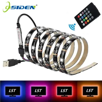 LED Strip 5050 RGB Changeable 60LED TV Background Lighting USB DC5V 1M 2M 3M 5M DIY Flexible car LED Light.Music mini controller
LED Strip 5050 RGB Changeable 60LED TV Background Lighting USB DC5V 1M 2M 3M 5M DIY Flexible car LED Light.Music mini controller