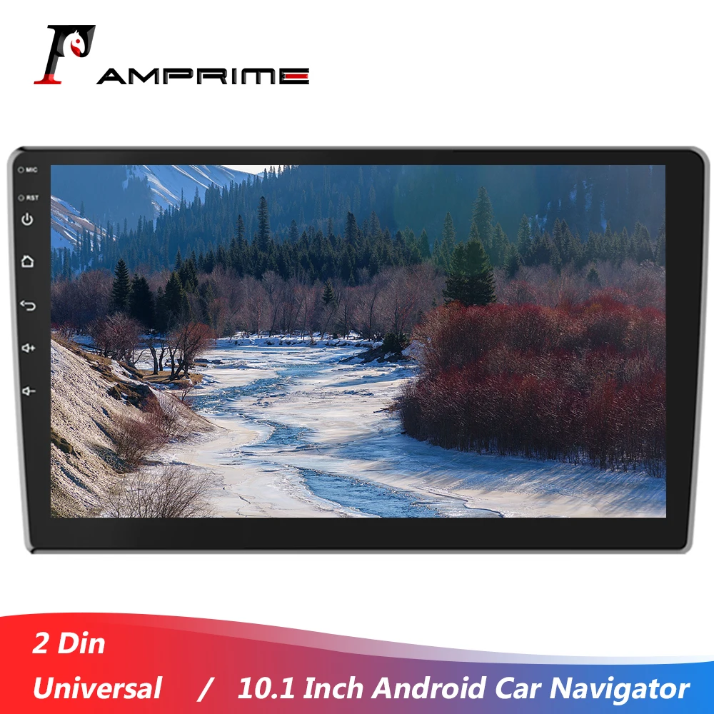 AMPrime Android 6.0 2 Din GPS Car Stereo Radio 10.1 inch 1080P 2.5D Tempered Glass Mirror Car MP5 Player with Bluetooth WIFI GPS
AMPrime Android 6.0 2 Din GPS Car Stereo Radio 10.1 inch 1080P 2.5D Tempered Glass Mirror Car MP5 Player with Bluetooth WIFI GPS