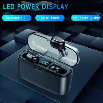 TWS Bluetooth 5.0 HD Stereo Earphone CVC8.0 Intelligent Noise Cancelling Wireless Earphones Sport Headset For IOS Android Phones
TWS Bluetooth 5.0 HD Stereo Earphone CVC8.0 Intelligent Noise Cancelling Wireless Earphones Sport Headset For IOS Android Phones