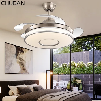 Modern LED Fan Light Frequency Conversion Invisible Ceiling Fan Lamp Bedroom Quiet Remote Control Hanging Light Fan 110V 220V
Modern LED Fan Light Frequency Conversion Invisible Ceiling Fan Lamp Bedroom Quiet Remote Control Hanging Light Fan 110V 220V