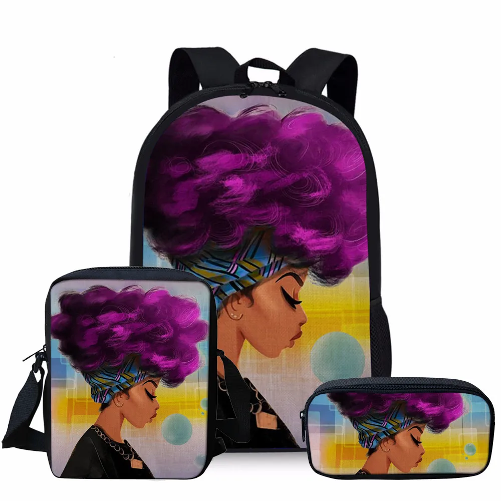 3pcs/set School Bags for Kids Black Art African Girl Printing School Bagpack Children Shoulder Book Bags Satchel
3pcs/set School Bags for Kids Black Art African Girl Printing School Bagpack Children Shoulder Book Bags Satchel
