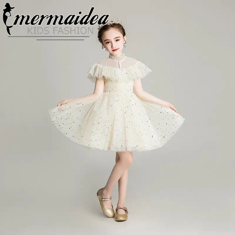 Summer Luxury New Baby Kids Baby Kids Sequined Birthday Wedding Party Princess Prom Dress Little Girls Host Tutu Mesh Dress Gift
Summer Luxury New Baby Kids Baby Kids Sequined Birthday Wedding Party Princess Prom Dress Little Girls Host Tutu Mesh Dress Gift