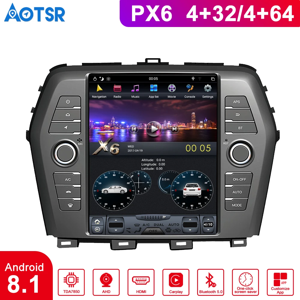Tesla style Android 8.1 no Car DVD Universal Player For Nissan Maxima 2016 - 2018 Car Stereo Radio Multimedia Wifi Media Player
Tesla style Android 8.1 no Car DVD Universal Player For Nissan Maxima 2016 - 2018 Car Stereo Radio Multimedia Wifi Media Player