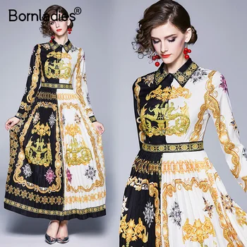 Baroque Style Vintage Dress 2020 Autumn Italy America FashionGold Print Short Sleeve Ankle Length Elegant Maxi Dresses For Women
Baroque Style Vintage Dress 2020 Autumn Italy America FashionGold Print Short Sleeve Ankle Length Elegant Maxi Dresses For Women