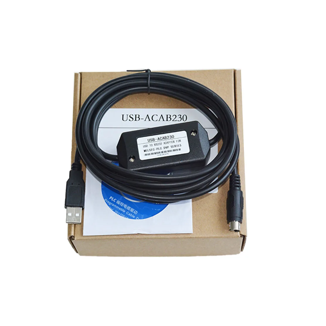 

Spot USB-ACAB230 (USBACAB230) USB-DVP PLC USB Programming Cable, Suitable For DVP PLC Series (low price version)