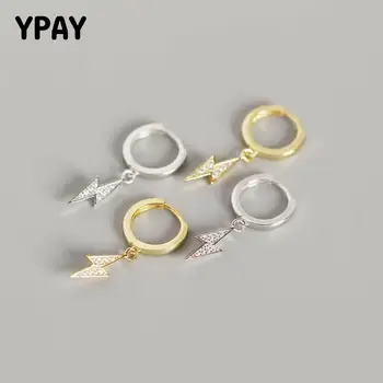 YPAY 100% Authentic 925 Sterling Silver Hoop Earring 2019 New Zircon Lightning Pendant Earrings Women Fine Party Jewelry YME530
YPAY 100% Authentic 925 Sterling Silver Hoop Earring 2019 New Zircon Lightning Pendant Earrings Women Fine Party Jewelry YME530