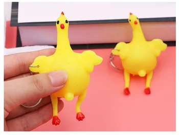 Cartoon Laying Chick Keychain Women's Backpack Pendant Decompression Exhaust Toy Squeeze Fun Toys Children Novelty Toy Pendant
Cartoon Laying Chick Keychain Women's Backpack Pendant Decompression Exhaust Toy Squeeze Fun Toys Children Novelty Toy Pendant