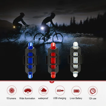 3 Modes Portable USB Charging Bicycle Warning Tail Light Cycling Led BikeRear Safety Warning Light Taillight Lamp Super Bright
3 Modes Portable USB Charging Bicycle Warning Tail Light Cycling Led BikeRear Safety Warning Light Taillight Lamp Super Bright