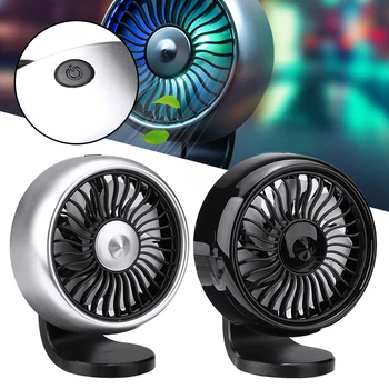 New Arrival 1pc DC 12V Car Dash Broad Mini Cooling Fan USB Colorful LED Light Desk Fans 3 Speed Black/Silver 12*9cm
New Arrival 1pc DC 12V Car Dash Broad Mini Cooling Fan USB Colorful LED Light Desk Fans 3 Speed Black/Silver 12*9cm