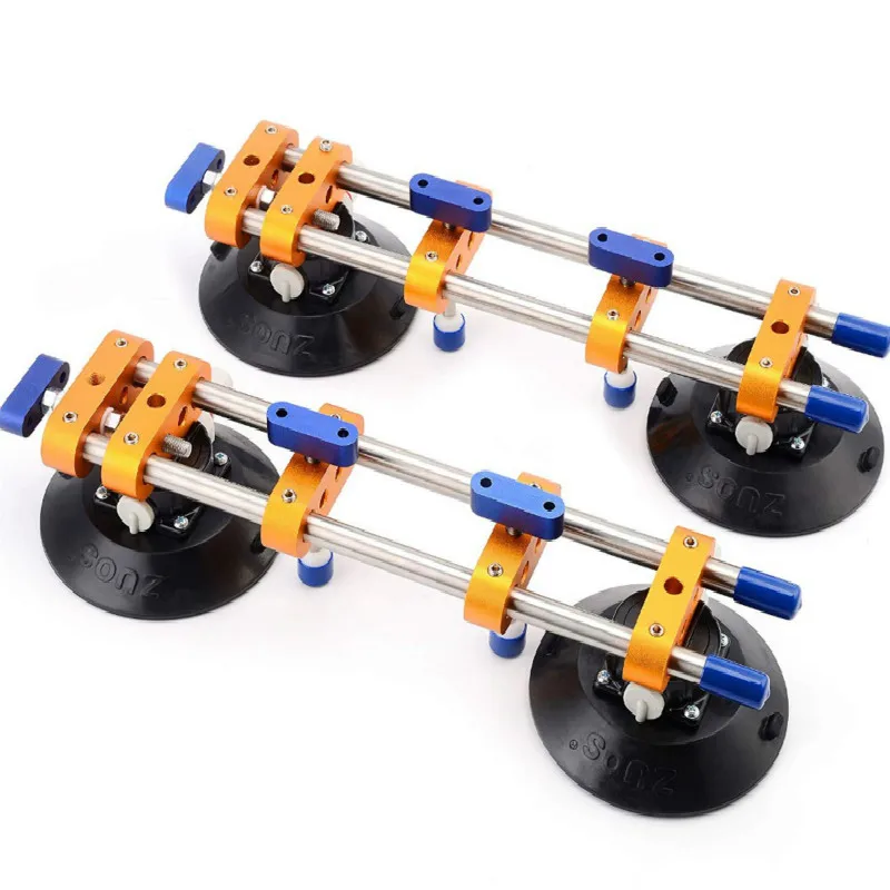

seamless Stone Seam Setter Manual Rubber Vacuum leveling Setter for joint with 6&ampquot Suction Cups