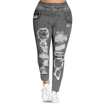 Wipalo Women Leggings Plus Size Mid Waist 3D Print Denim Leggings Elastic Skinny Casual Workout Leggings Fitness Feminina S-5XL
Wipalo Women Leggings Plus Size Mid Waist 3D Print Denim Leggings Elastic Skinny Casual Workout Leggings Fitness Feminina S-5XL