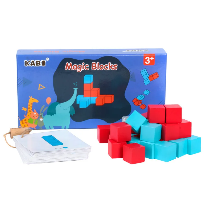 Wood Building Blocks Cube Toys Spatial Thinking Colorful Children's Educational Space Thinking Creative Intelligence Development
Wood Building Blocks Cube Toys Spatial Thinking Colorful Children's Educational Space Thinking Creative Intelligence Development