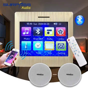 Mini Bluetooth Amplifier Ceiling Speaker Kit Touch Screen Amplifier 15-40Watts Ceiling Speaker for Home Background Music System
Mini Bluetooth Amplifier Ceiling Speaker Kit Touch Screen Amplifier 15-40Watts Ceiling Speaker for Home Background Music System