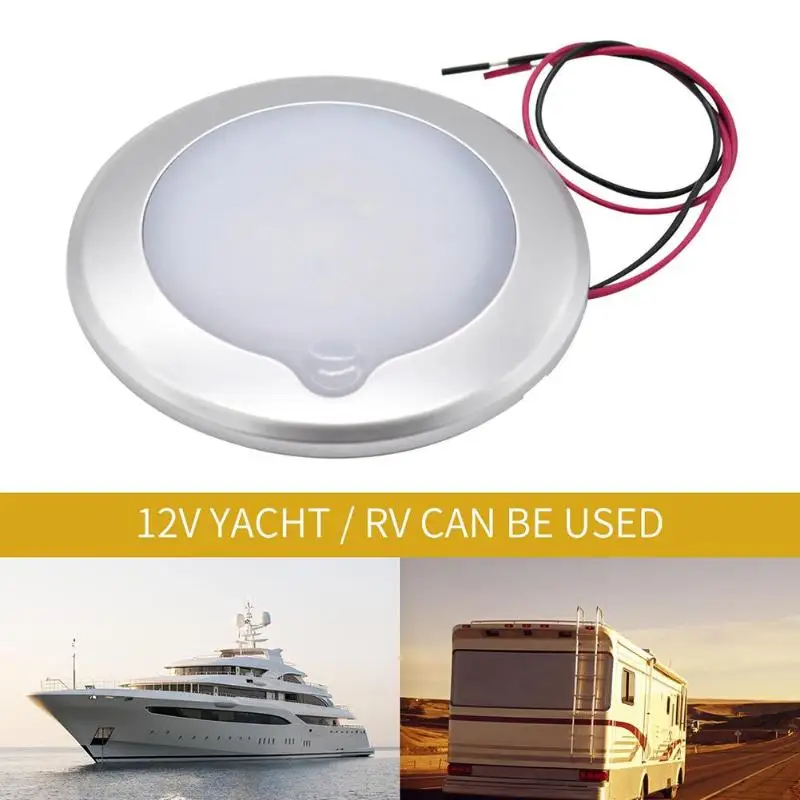 RV Ship Roof Ceiling Cabin LED Light IP67 Waterproof Touch Dimming Camper Caravan Marine Interior Lamp Lampshade Touch Adjusted
RV Ship Roof Ceiling Cabin LED Light IP67 Waterproof Touch Dimming Camper Caravan Marine Interior Lamp Lampshade Touch Adjusted