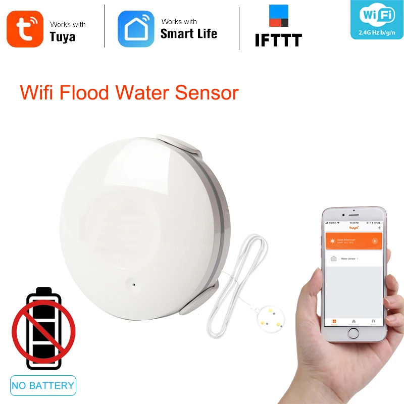 WIFI Water sensor liquid level alarm detector water tank overflow protection application Tuya smart home life remote control
WIFI Water sensor liquid level alarm detector water tank overflow protection application Tuya smart home life remote control