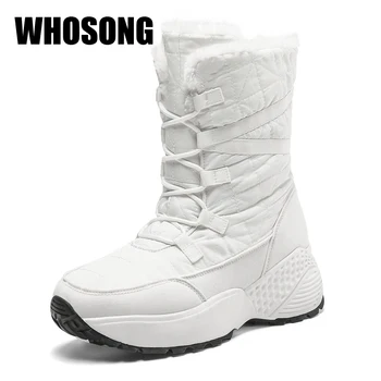 Women Snow Boots Ladies Waterproof Shoes Woman Mid Calf Boots Female Warm Brand Boots Girls Platform Botas White Fashion Flats
Women Snow Boots Ladies Waterproof Shoes Woman Mid Calf Boots Female Warm Brand Boots Girls Platform Botas White Fashion Flats