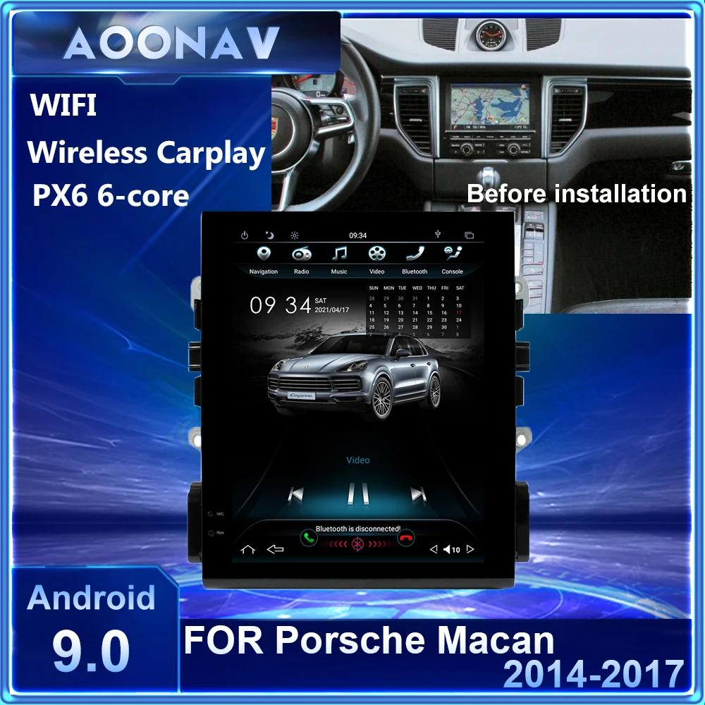 PX6 Android car radio Tesla screen for Porsche MACAN 2014 2015 2016 2017 multimedia plaer support wireless carplay OEM camera
PX6 Android car radio Tesla screen for Porsche MACAN 2014 2015 2016 2017 multimedia plaer support wireless carplay OEM camera