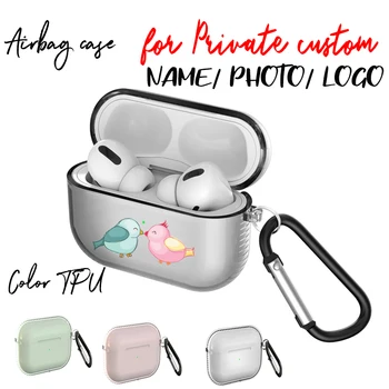 Color TPU case for Airpod Pro Case with keychain neck Protective Customized Name DIY Logo for Airpods airbag case Personalized
Color TPU case for Airpod Pro Case with keychain neck Protective Customized Name DIY Logo for Airpods airbag case Personalized