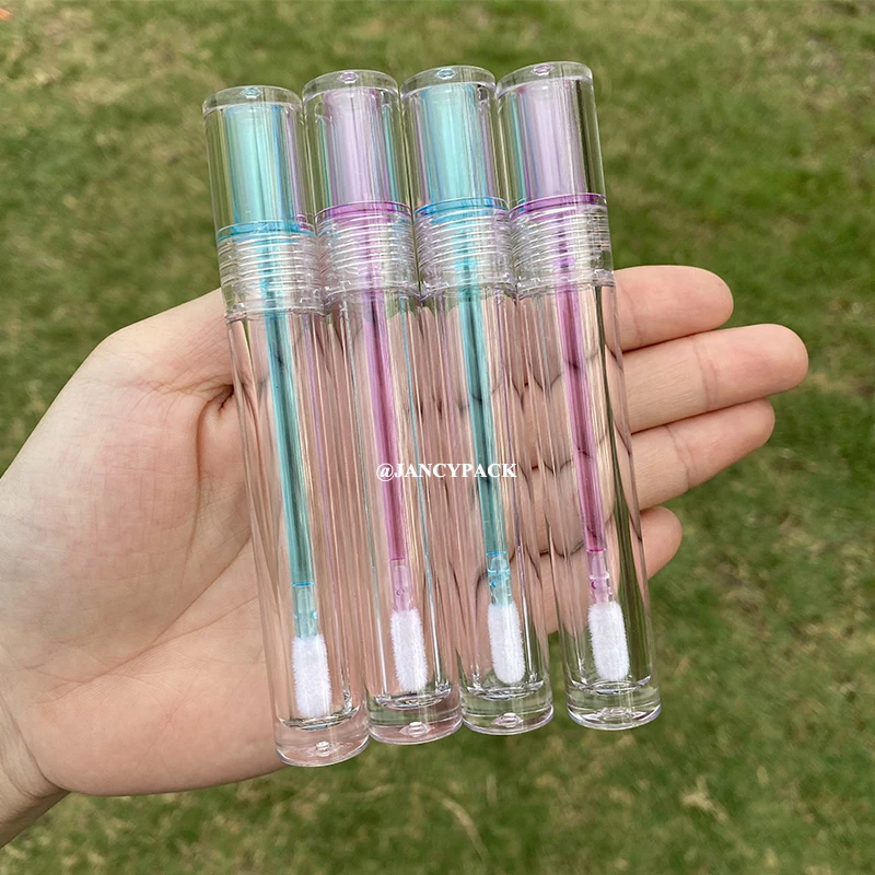 

Wholesale 4ml Empty Lipgloss Bottles Lip Gloss Lip Balm Tube Contaiers Plastic Refillable Lip Gloss Tube Tool Makeup Organizer