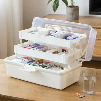 3 Layer Portable Home Medicine Box Multi-Grid Multifunction Plastic Storage Box For Hospital Pharmacy First Aid Kit Storage 2020
3 Layer Portable Home Medicine Box Multi-Grid Multifunction Plastic Storage Box For Hospital Pharmacy First Aid Kit Storage 2020