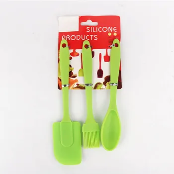 Kitchen Gadgets Silicone Portable 3Pcs Food Grade Making Cake Bread Tools Baking Utensil Random Color Spatula Brush Spoon Set
Kitchen Gadgets Silicone Portable 3Pcs Food Grade Making Cake Bread Tools Baking Utensil Random Color Spatula Brush Spoon Set