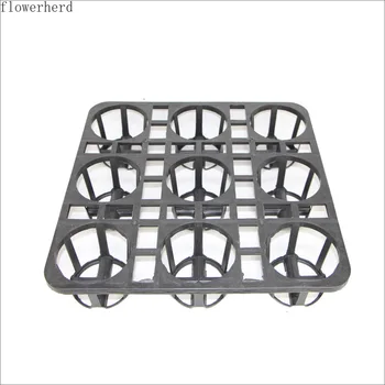 Gardening 9-hole Nursery Flower Pot Tray Holder Black Plastic Hole Turntable Indoor Garden Plastic Pots Vegetable Seedling Plant
Gardening 9-hole Nursery Flower Pot Tray Holder Black Plastic Hole Turntable Indoor Garden Plastic Pots Vegetable Seedling Plant