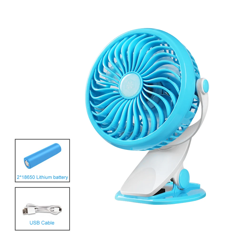 Mini Desk Fan Portable Handheld Clip on Fan Powered by Rechargeable Battery or USB for Baby Stroller Car Laptop Table
Mini Desk Fan Portable Handheld Clip on Fan Powered by Rechargeable Battery or USB for Baby Stroller Car Laptop Table