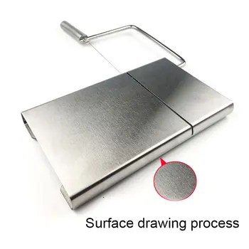 Cheese Slicer Stainless Steel Wire Kitchen Cheese Food Slicer Cheese Cutting Serving Board HYD88
Cheese Slicer Stainless Steel Wire Kitchen Cheese Food Slicer Cheese Cutting Serving Board HYD88